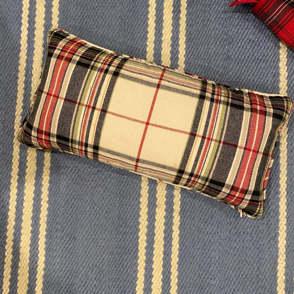 Pottery Barn Accents Pottery Barn Tartan Plaid Pillow With Insert Poshmark